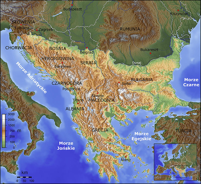 Transport zwłok z krajów Bałkańskich - grafika z Wikipedii